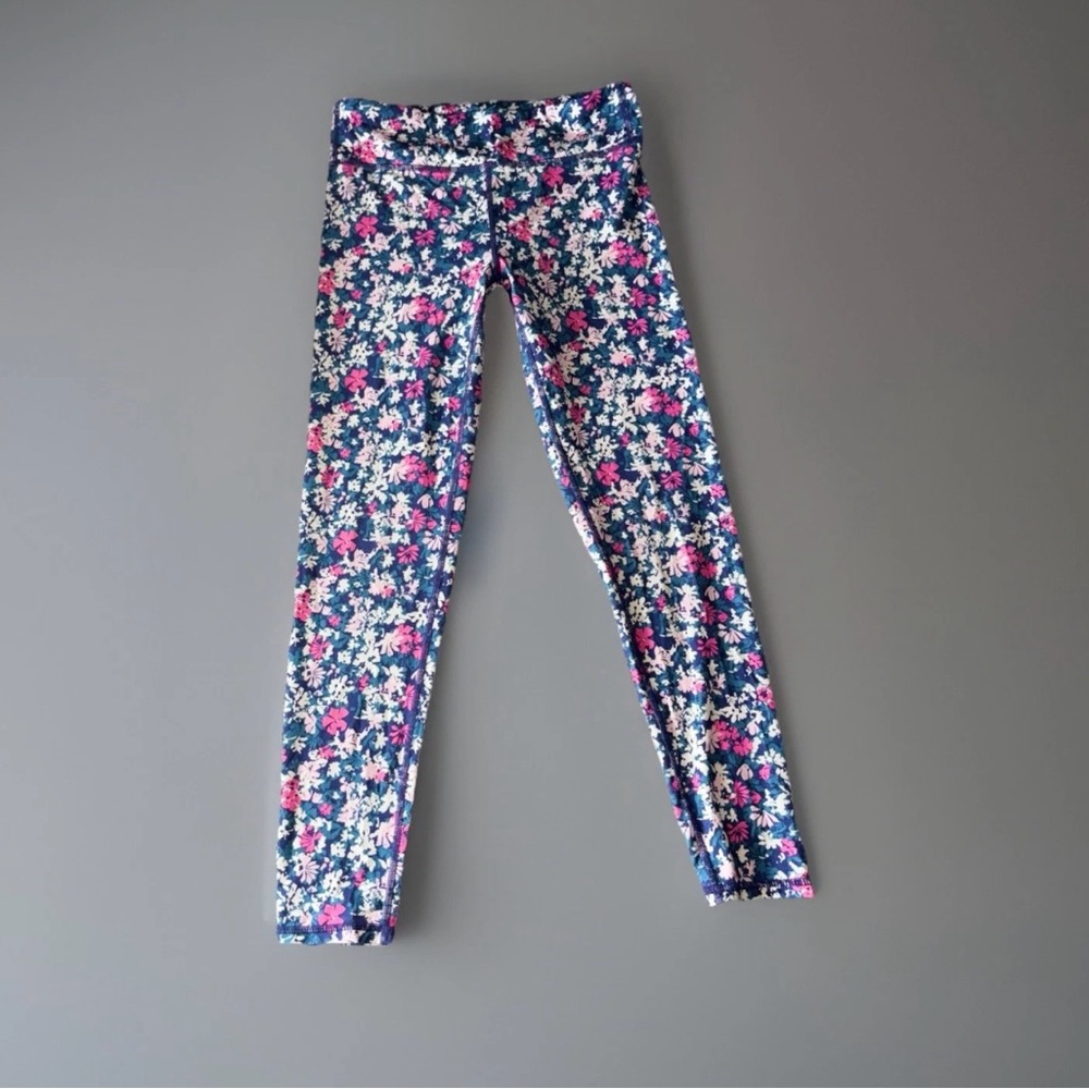 Eddie Bauer Girls Floral Leggings Size 10/12